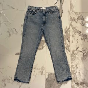 Mother Straight Jeans